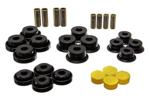 Jeep Wrangler Control Arm Bushing Set - Rear - Energy Suspension - Hyper-Flex Performance Polyurethane - Black - `97-`06